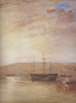 Joseph Mallord William Turner Shipping off East Cowes Headland (mk31) Germany oil painting art